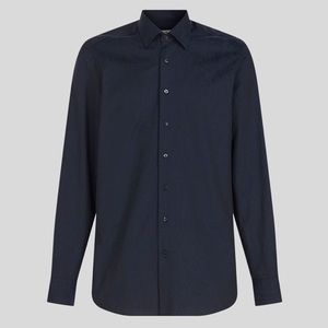 Etro Milano men’s black jacquard button up